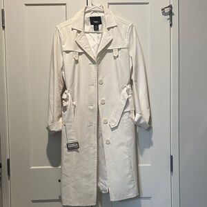 Mossimo Supply Co. Cream Trench Coat